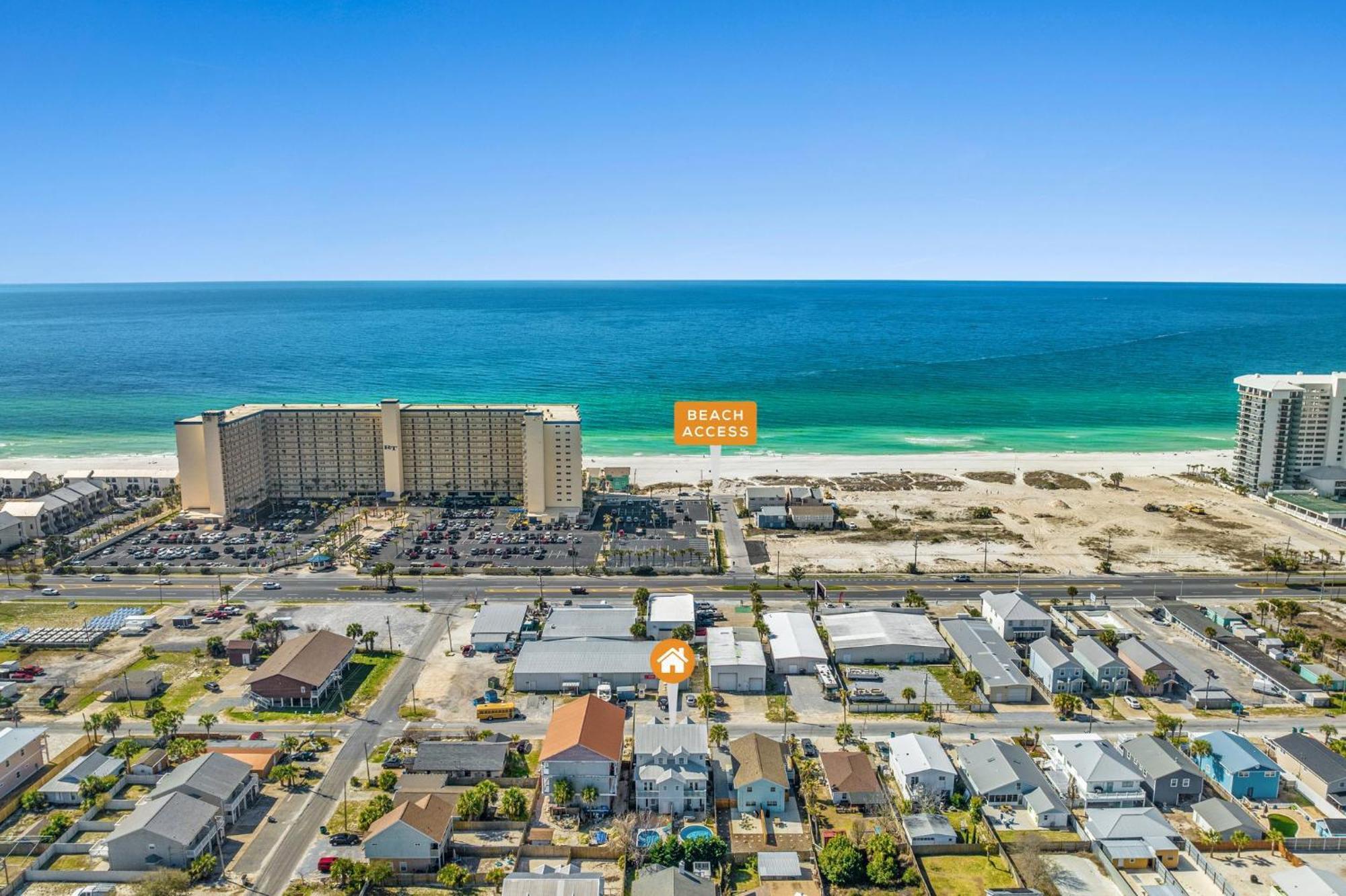 Willa NEW Gulf View-Large Getaway 4 BR-w/ Pool-GolfCart Panama City Beach Zewnętrze zdjęcie
